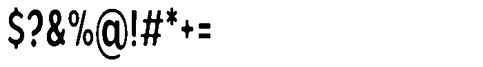 Nothern Sans Nothern Soft Extra Condensed Font OTHER CHARS