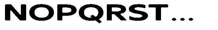 Nothern Sans Nothern Soft Extra Expanded Font UPPERCASE