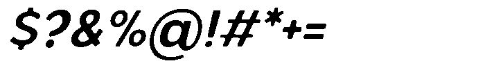 Nothern Sans Nothern Soft Italic Font OTHER CHARS