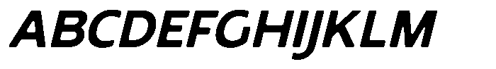 Nothern Sans Nothern Soft Italic Font UPPERCASE