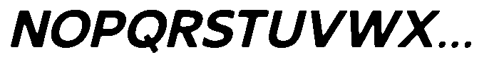 Nothern Sans Nothern Soft Italic Font UPPERCASE