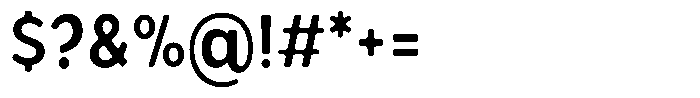 Nothern Sans Nothern Soft Semi Condensed Font OTHER CHARS