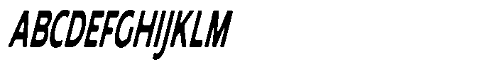 Nothern Sans Nothern Soft Ultra Condensed Italic Font UPPERCASE