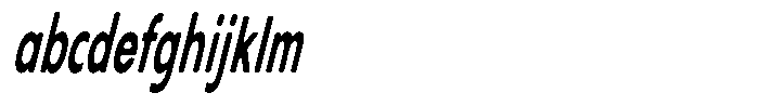 Nothern Sans Nothern Soft Ultra Condensed Italic FONT