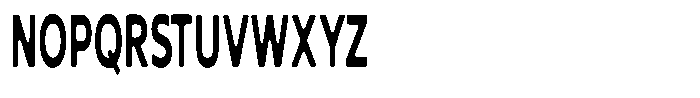 Nothern Sans Nothern Soft Ultra Condensed Font UPPERCASE