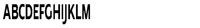 Nothern Sans Nothern Ultra Condensed Font UPPERCASE
