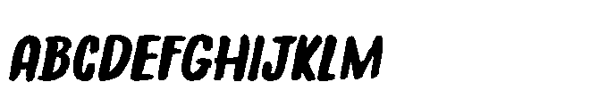Nothing King II Italic Font UPPERCASE