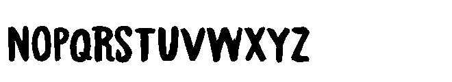 Nothing King II Regular Font LOWERCASE