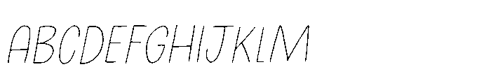 Nothing King Italic FONT