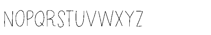 Nothing King Regular Font LOWERCASE