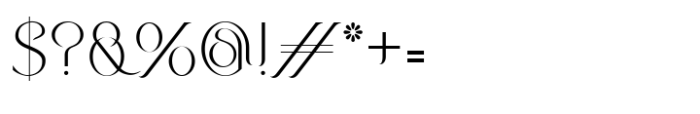 Notting Hill Regular Font OTHER CHARS