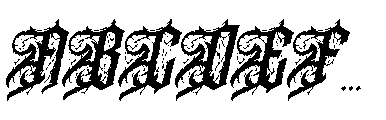 Notyrr Italic Font UPPERCASE