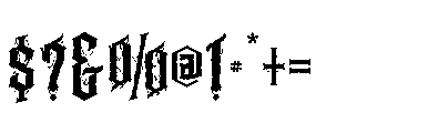Notyrr Regular Font OTHER CHARS