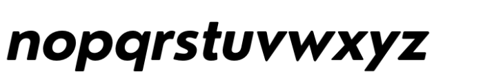 Nourd Bold Italic Font LOWERCASE