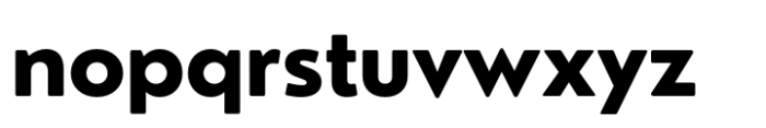 Nourd Extra Bold Font LOWERCASE