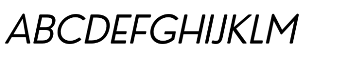 Nourd Light Italic Font UPPERCASE
