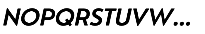 Nourd Semi Bold Italic Font UPPERCASE