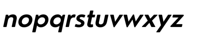 Nourd Semi Bold Italic Font LOWERCASE
