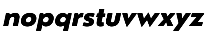 Nourd Ultra Italic Font LOWERCASE
