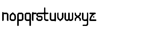 Nouriyah Font LOWERCASE