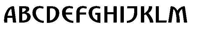 Nouveau 21 Bold Font UPPERCASE