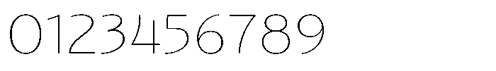 Nouveau 21 Hair Font OTHER CHARS