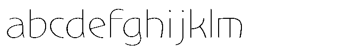 Nouveau 21 Hair FONT