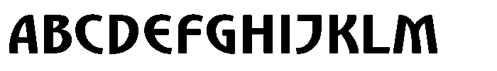 Nouveau 21 Heavy Font UPPERCASE