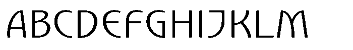 Nouveau 21 Light Font UPPERCASE