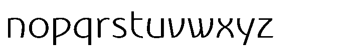 Nouveau 21 Light Font LOWERCASE