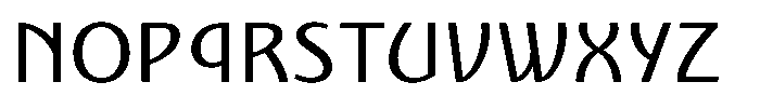 Nouveau 21 Regular Font UPPERCASE