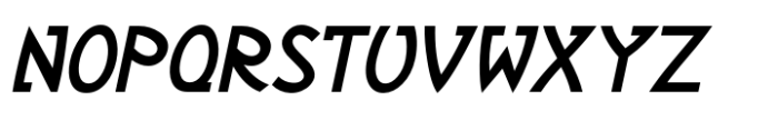 Nouveau Date JNL Oblique Font UPPERCASE