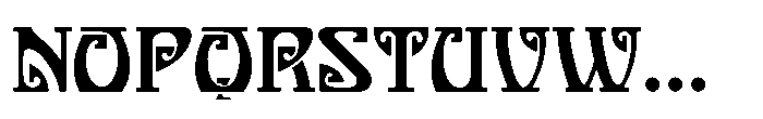Nouveau Delight JNL Regular Font UPPERCASE