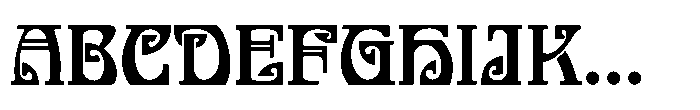 Nouveau Delight JNL Regular FONT