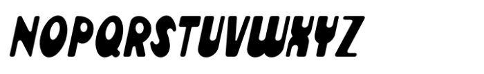 Nouveau Design JNL Oblique Font UPPERCASE