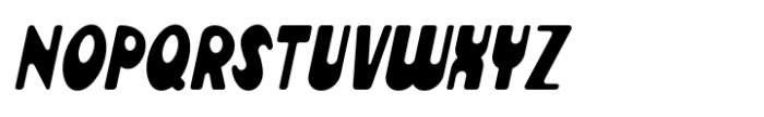 Nouveau Design JNL Oblique Font LOWERCASE