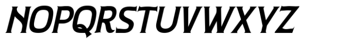 Nouveau Nexus Black Slant Font UPPERCASE