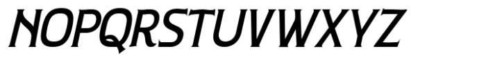 Nouveau Nexus Bold Slant Font UPPERCASE