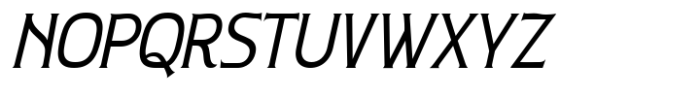 Nouveau Nexus Slant Font UPPERCASE