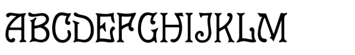 Nouveau Rose Regular Font UPPERCASE