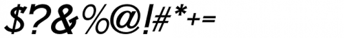 Nouveau Slab Serif Oblique JNL Font OTHER CHARS