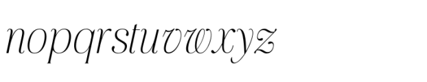 Nouvelle Edition Light Italic Font LOWERCASE