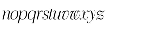 Nouvelle Edition Regular Italic Font LOWERCASE