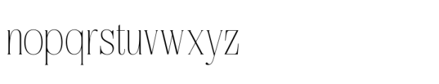Nouvelle Edition Thin Font LOWERCASE