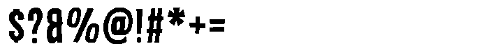 Nova Grid Bold Regular Font OTHER CHARS