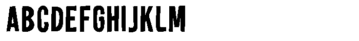 Nova Grid Bold Regular Font UPPERCASE