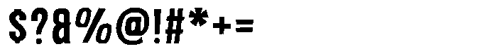 Nova Grid Extra Bold Regular Font OTHER CHARS
