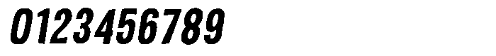 Nova Grid Extra Bold Slant Regular Font OTHER CHARS