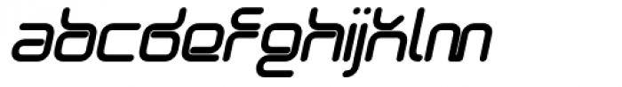 Nova Oblique Font LOWERCASE