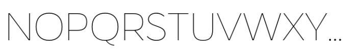 Nova Pro Thin Font UPPERCASE